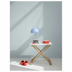 Clearance Oliver Furniture Table de chevet basse Camp en chêne | Blanc