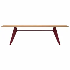 Vitra Table EM - piètement Rouge Japonais - Jean Prouvé |