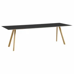 Sale Hay Table laquée CPH30, pietement en chêne | Noir