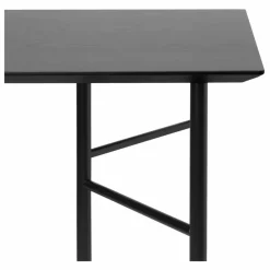 Ferm Living Table rectangulaire Mingle en bois FSC, pieds métal | Noir New