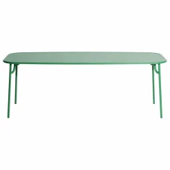 Petite friture Table rectangulaire Week-end | Vert Menthe Discount