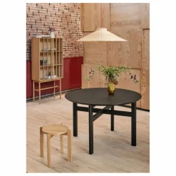 Clearance Hübsch Table ronde Fjord | Noir