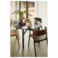 Clearance Hübsch Table ronde Fjord | Noir