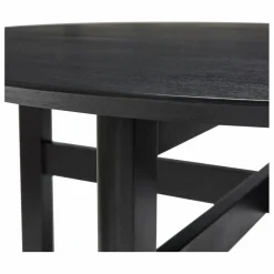 Clearance Hübsch Table ronde Fjord | Noir