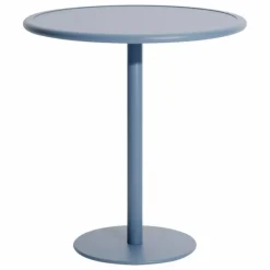 Outlet Petite friture Table ronde Week-end Bistrot | Bleu Clair