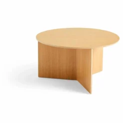 Clearance Hay Table Slit ronde en bois | Chêne