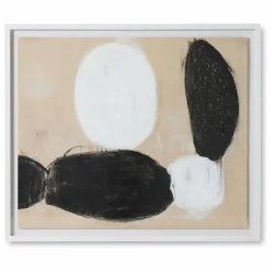 HKliving Tableau encadré Parallel Multicolore Outlet