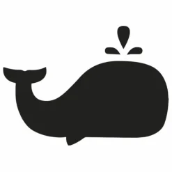 Ferflex Jeux Éducatifs|Tableau magnétique Baleine et son jeu de 21 formes géométriques