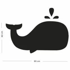 Ferflex Jeux Éducatifs|Tableau magnétique Baleine et son jeu de 21 formes géométriques