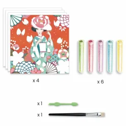 Online Djeco Tableaux à pailleter Daydream Multicolore