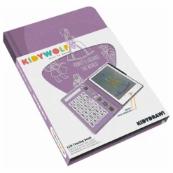 Kidywolf Tablette à dessin Kidydraw Mini | Violet