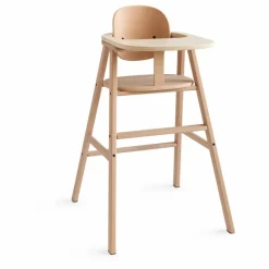 Nobodinoz Accessoires De Chaises Hautes|Puériculture|Tablette en bois pour chaise haute Growing green