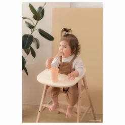 Nobodinoz Accessoires De Chaises Hautes|Puériculture|Tablette en bois pour chaise haute Growing green