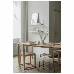 Frama Tabouret Adam Nyboder, assise en bois |