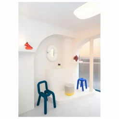 Moustache Tabouret Bold- Big Game | Bleu électrique Clearance