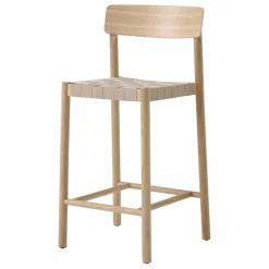 Clearance & Tradition Tabouret de bar sangles naturelles 65 cm Betty TK12 en | Chêne