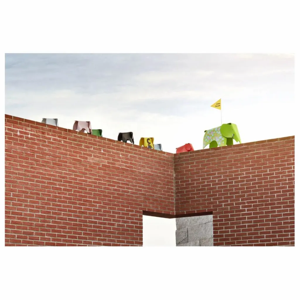 Clearance Vitra Tabouret Eléphant - Charles & Ray Eames | vert palmier