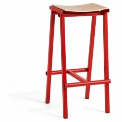 Hot Hay Tabouret Haut 75 cm Taburete 8 | Rouge