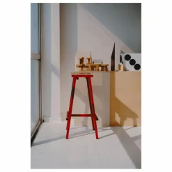 Hot Hay Tabouret Haut 75 cm Taburete 8 | Rouge