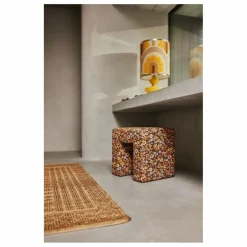 Outlet HKliving Tabouret Lobby | Marron