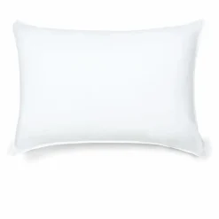 Haomy Taie d'oreiller Dili en voile de coton | Blanc