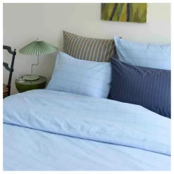 Hot La cerise sur le gâteau Taie d'oreiller en coton bio Chloë | Bleu ciel