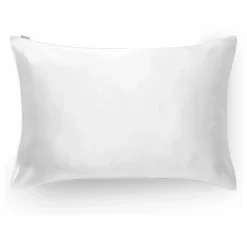 Hot Emily's Pillow Taie d'oreiller en soie de mûrier | Blanc