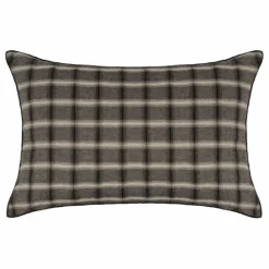 Clearance Le Monde Sauvage Taie d'oreiller Highlands en lin lavé | Gris foncé