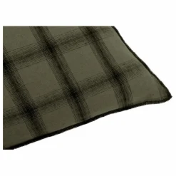 Le Monde Sauvage Taie d'oreiller Highlands en lin lavé | Vert kaki Hot