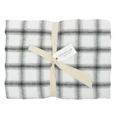 Le Monde Sauvage Linge De Lit|Taie d'oreiller Highlands en lin lavé |