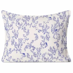 Outlet garbo&friends Taie d'oreiller Jardim en mousseline de coton | Cobalt