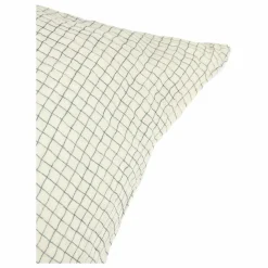 New Nobodinoz Taie d'oreiller Wabi-Sabi Blue Grid | Bleu