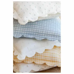 Soft Spot Taies d'oreiller Daisies en coton bio - Set de 2 | Ecru