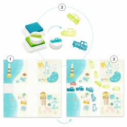 Djeco Tampons Circulation Multicolore Best