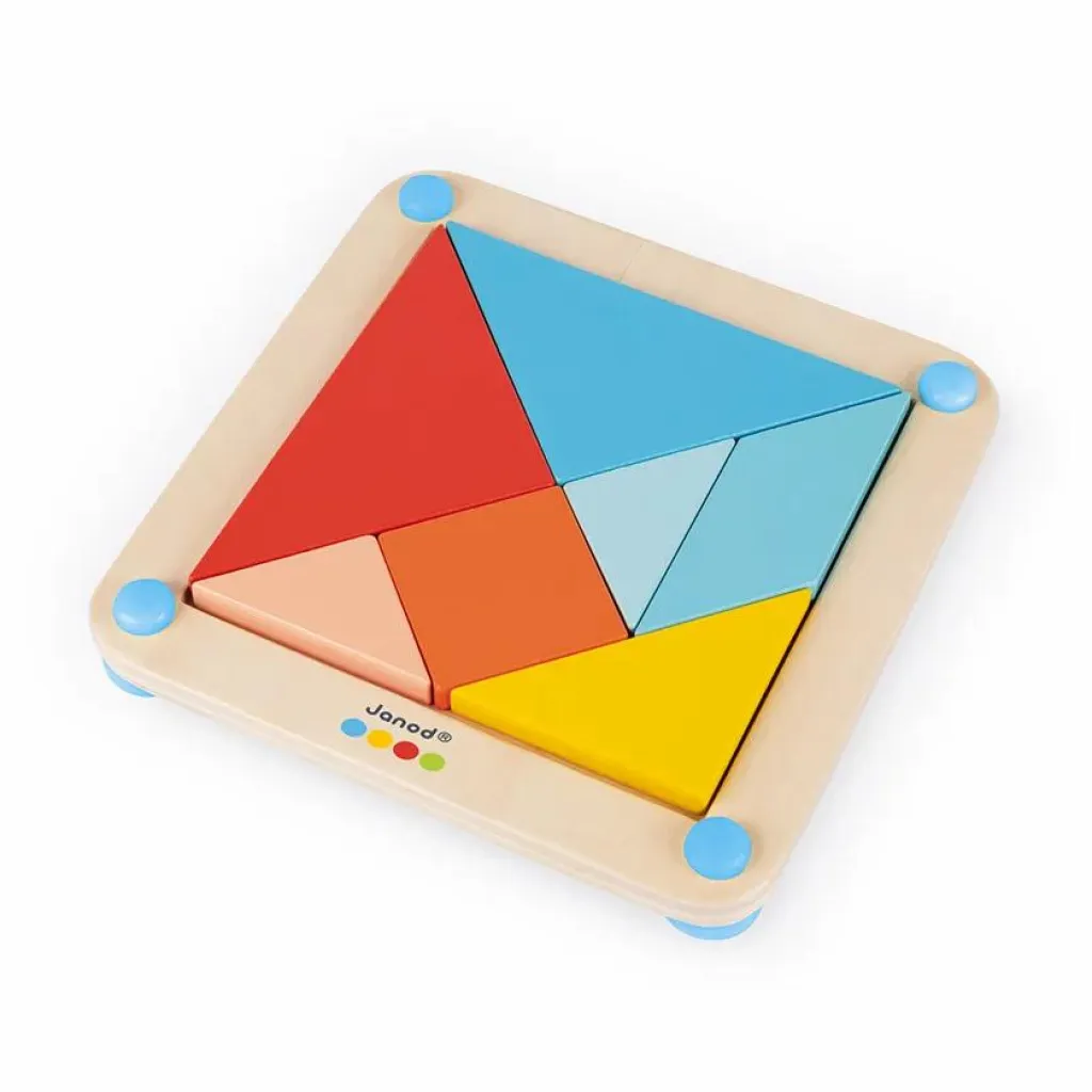 Janod Tangram Multicolore Clearance