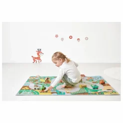 Janod Tapis avec circuit Campagne - Cross Roads Multicolore Sale