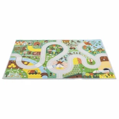 Janod Tapis avec circuit Campagne - Cross Roads Multicolore Sale
