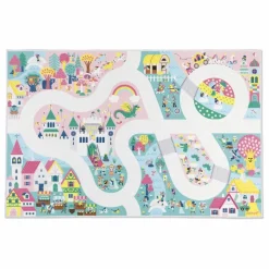 Janod Tapis avec circuit Royaume enchanté - Cross Roads