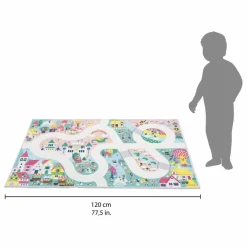 Janod Tapis avec circuit Royaume enchanté - Cross Roads