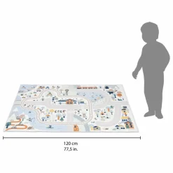 Discount Janod Tapis avec circuit Vallée blanche - Cross Roads Multicolore