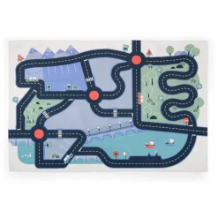 Moulin Roty Tapis Avenue du Moulin Multicolore