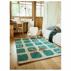 Bleuu-studio Tapis Bidules | Bleu Vert Clearance