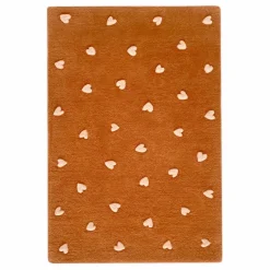 Enfant Maison Deux Tapis|Tapis Enfant|Tapis Cœurs en laine |