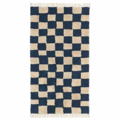 Ferm Living Kids Tapis damier Mara | Bleu Discount