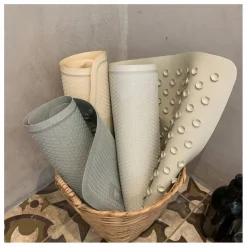 Hevea Tapis de bain anti-dérapant en caoutchouc naturel | Granite Hot