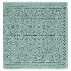 Haomy Tapis de bain en coton Kymi 55x110 cm | Vert céladon