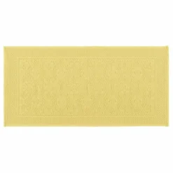 Haomy Tapis de bain Kymi | Jaune Paille Sale
