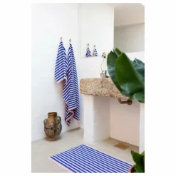 Bongusta Tapis de bain Naram | Bleu Discount