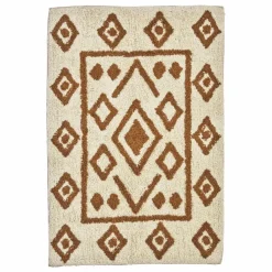 Madam Stoltz Tapis de bain tufté en coton |