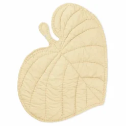 Nofred Tapis d'éveil Feuille en coton bio | Beige Online
